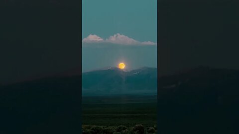 Moonrise in the Nevada Desert! #nature #happy #moon #mountains #desert #nevada #elko #springcreek