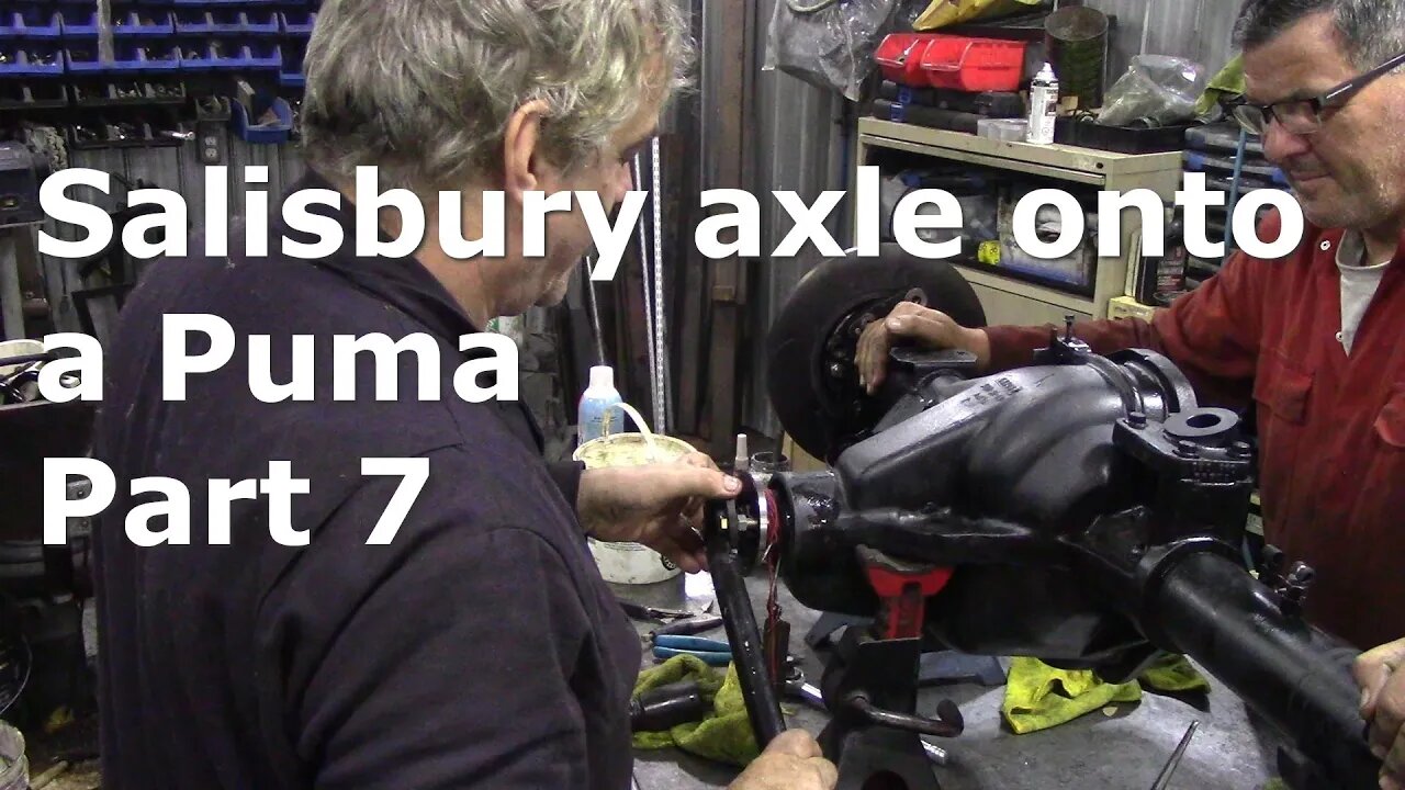 Salisbury axle onto a Puma Part 7