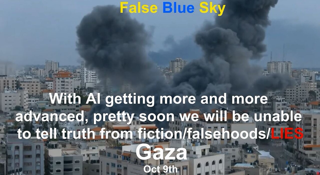 Upcoming Clips Israel Gaza War in Clouds Clouds Clouds oh my PT3 Vid