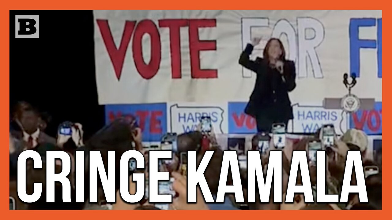 Awkward! Crowd Falls Silent When Kamala Tries to Start a Chant