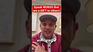 Are your WORDS a GIFT others? 🎁 #mondaymotivation #shorts #christianmotivation