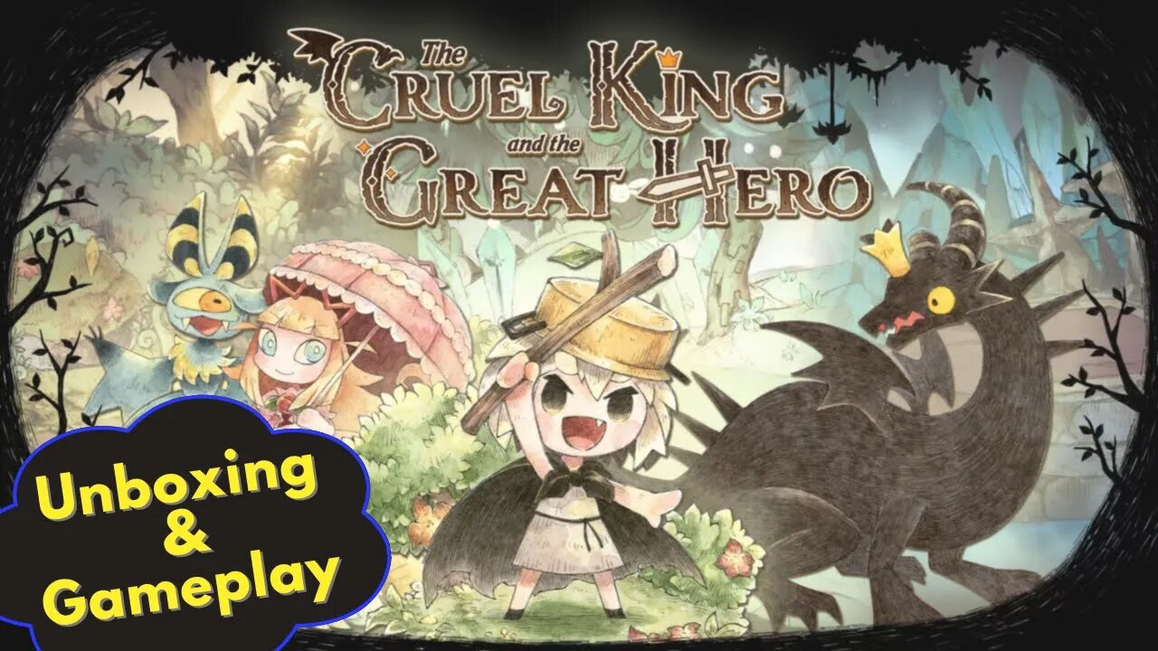 The Cruel King and the Great Hero Unboxing and Gameplay for the Nintendo Switch