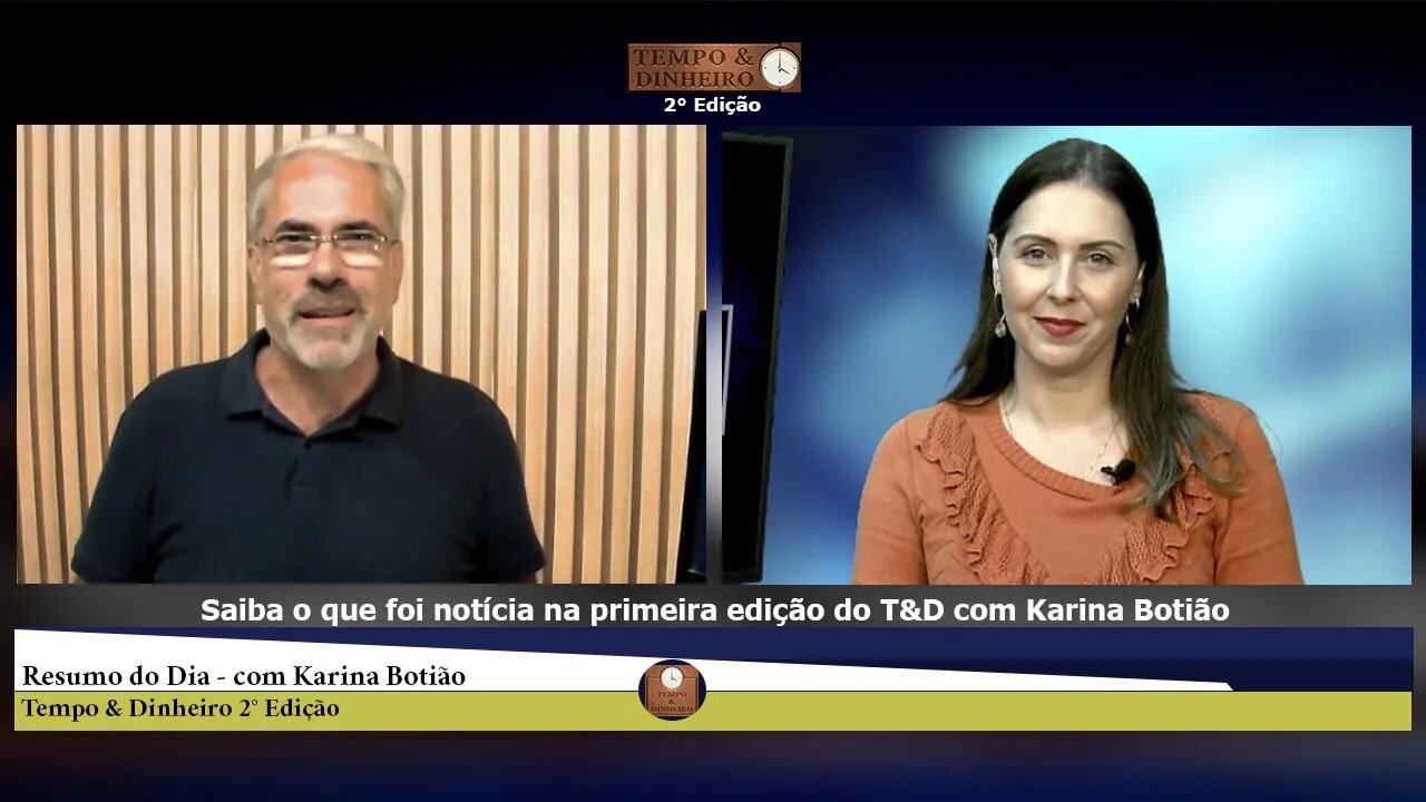 Saiba o que foi notícia na primeira edição do T&D com Karina Botião