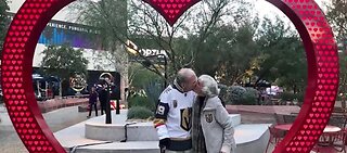 Longtime couple shares serious love for each other and Vegas Golden Knights