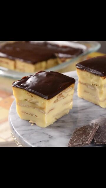 NO BAKE CUSTARD CREAM CAKE