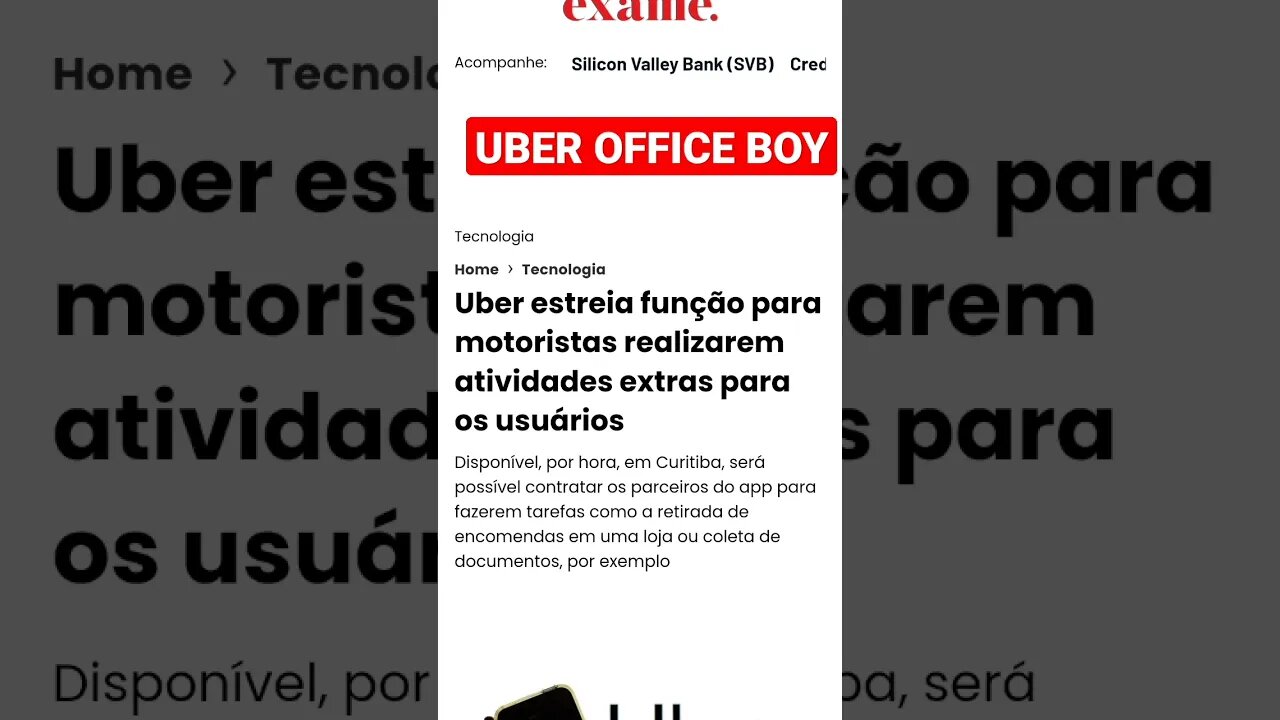 UBER OFFICE BOY