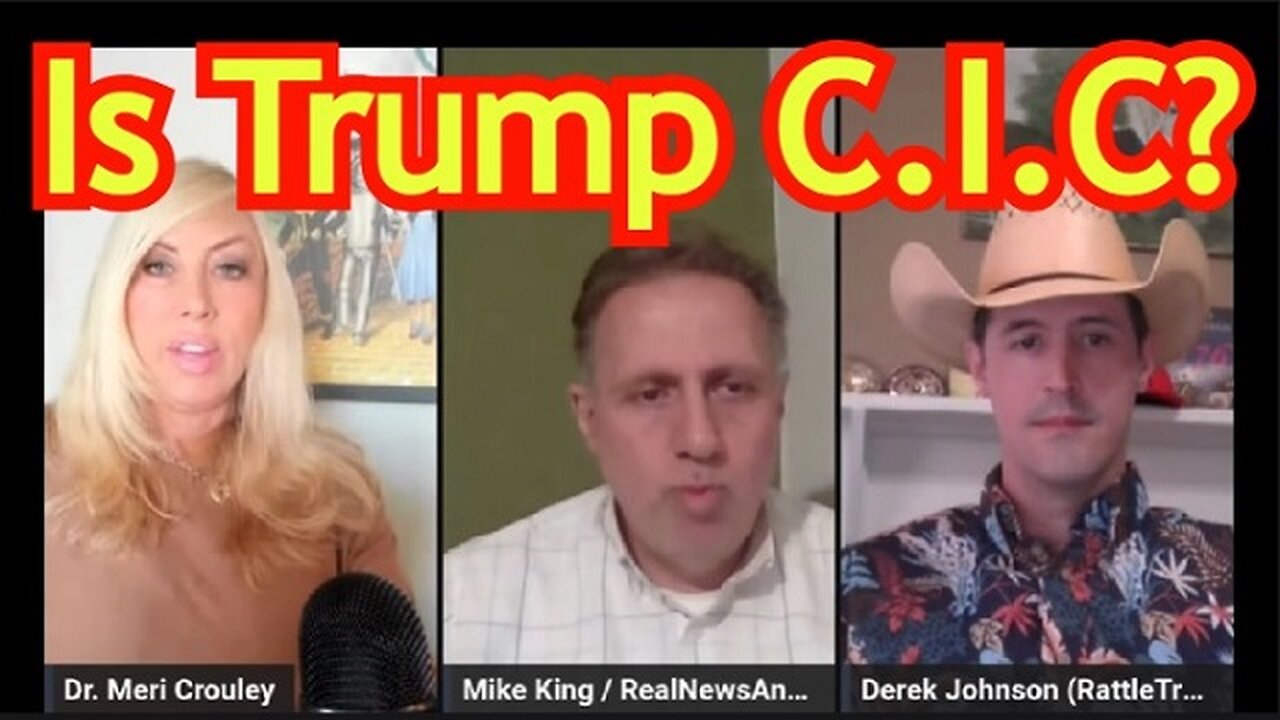 Mike King & Derek Johnson: Is Trump COMMANDER IN CHIEF???