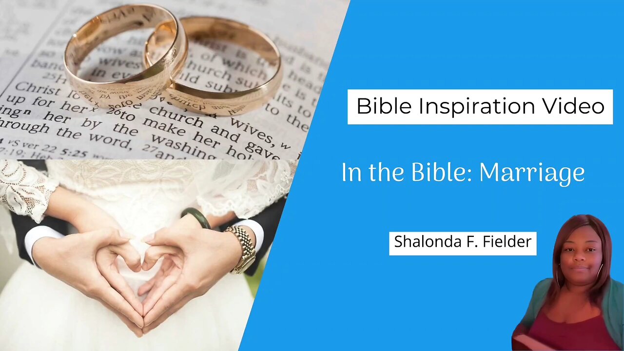 In the Bible: Marriage💍