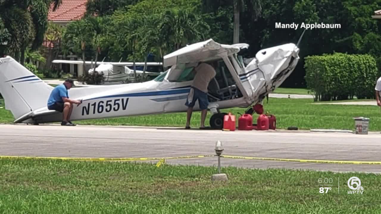 One person hurt in small plane crash in Wellington