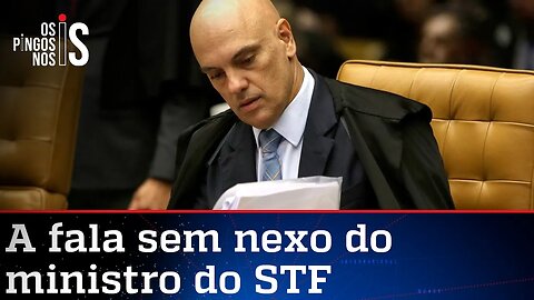 Alexandre de Moraes critica tirania da maioria