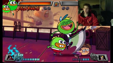 Timmy VS Breadwinners In A Nickelodeon Super Brawl 3 Battle With Live Commentary