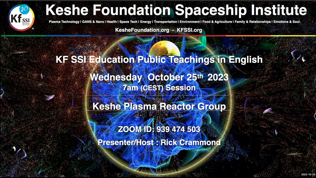 Keshe Plasma Reactor Group 2023-10-25-T1