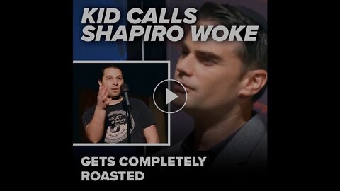“F___ YOU, I’M TALKING” Kid calls Shapiro woke, gets completely roasted