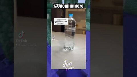 Anything Living In Bottled Water? 😱