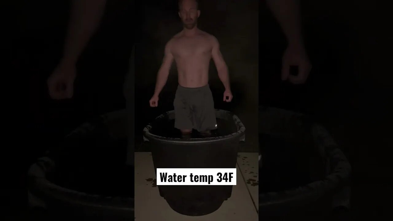 Win the morning #coldplunge #motivation