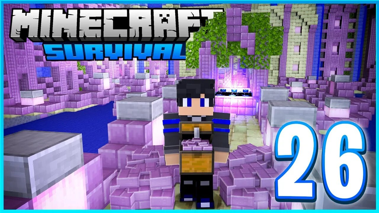 A MAIOR FARM DE CHORUS FRUIT QUE EU JÁ FIZ NO MINECRAFT - Survival #26