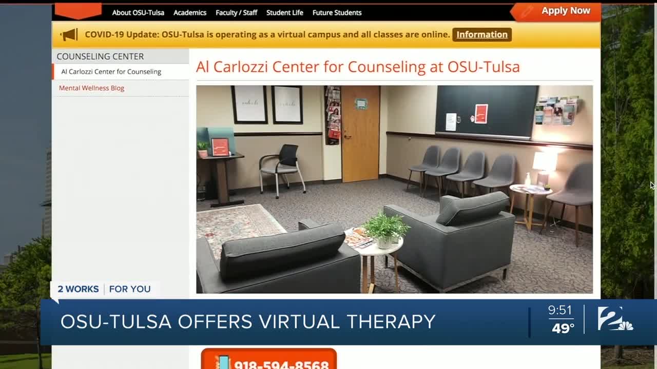OSU-Tulsa Counseling Offers Virtual Therapy Services Amid Pandemic