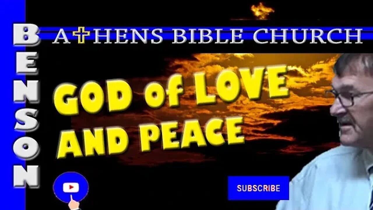 God of Love and Peace | 2 Corinthians 13:11-14 | Athens Bible Church