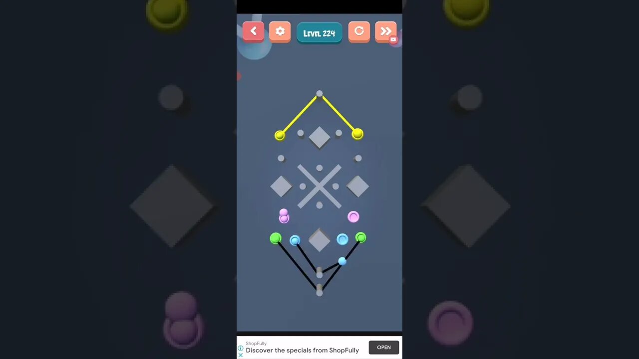 Color Rope Puzzle - Level 224