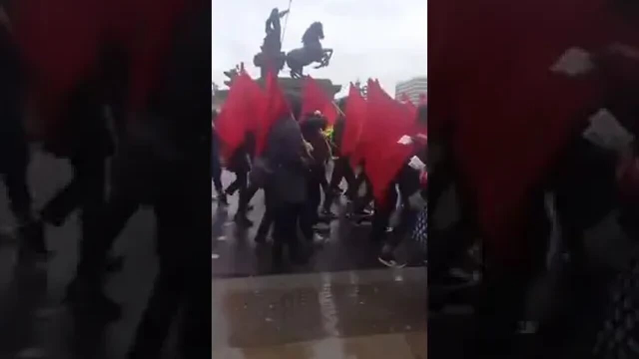 Commies march in London - unbelievable