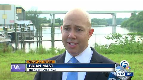 U.S. Rep. Brian Mast unveils bill to combat harmful algal blooms