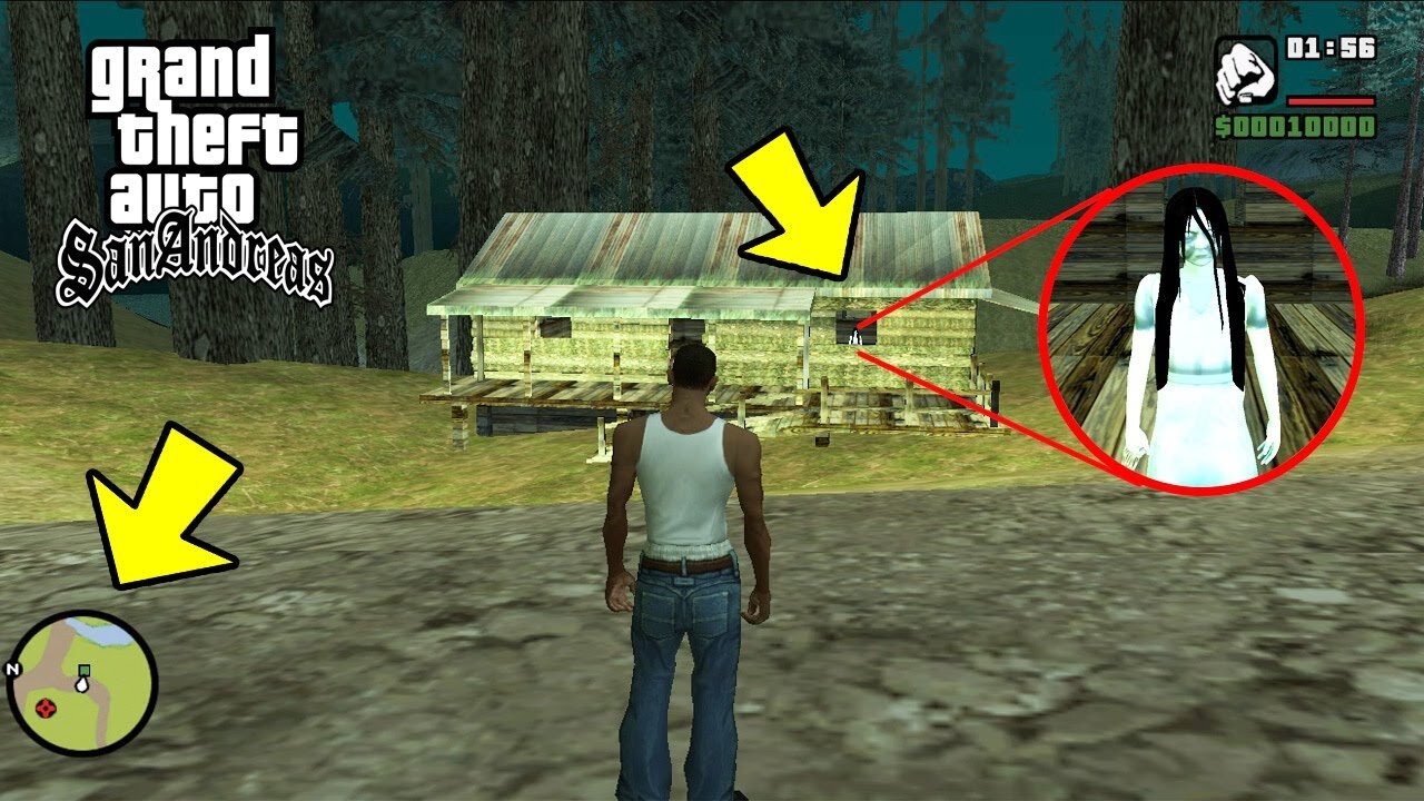 WHAT HAPPENS IF YOU VISIT THE GHOST LOCATION IN GTA SAN ANDREAS!