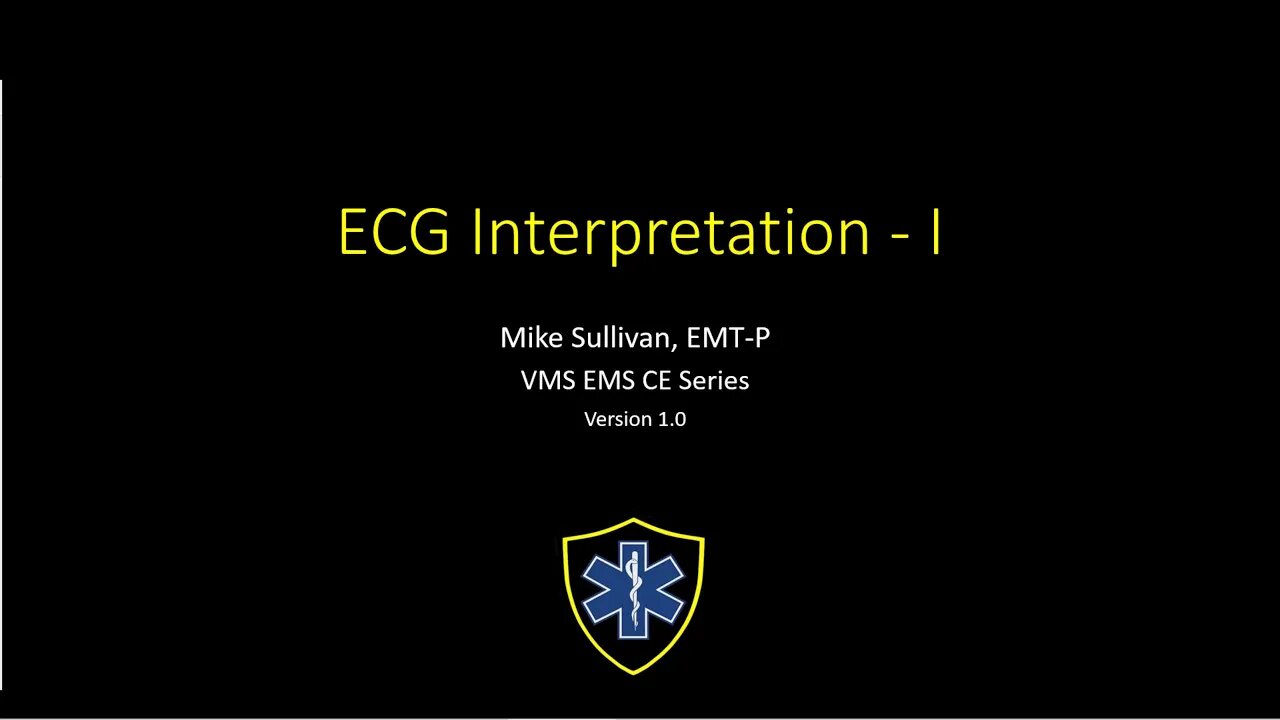 ECG 1 - Introduction to ECG Monitoring