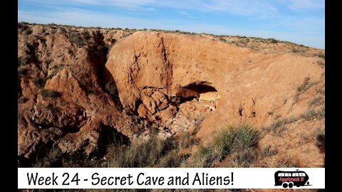 Week 24 - Secret Cave and More Aliens! - Full Time RV Living - Roswell New Mexico