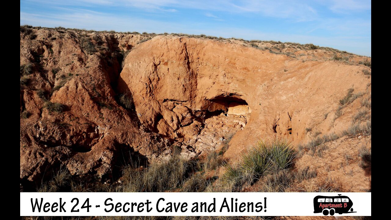 Week 24 - Secret Cave and More Aliens! - Full Time RV Living - Roswell New Mexico