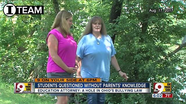 I-Team: Students questioned about bullying without parents' knowledge