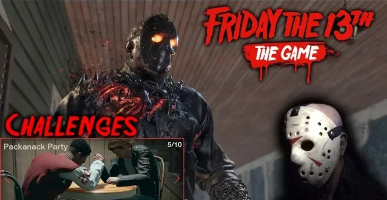 Friday the 13th the game - Gameplay 2.0 - Challenge 5 - Savini Jason