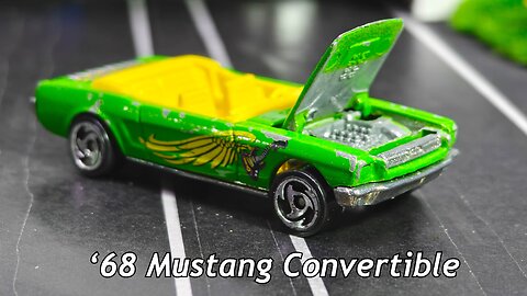 '68 Mustang Convertible "Classic Rock" - (Hot Wheels 1983)