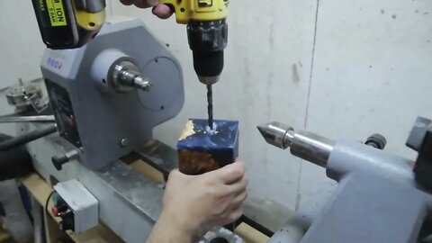 Woodturning - Hybrid Burl Goblet-10