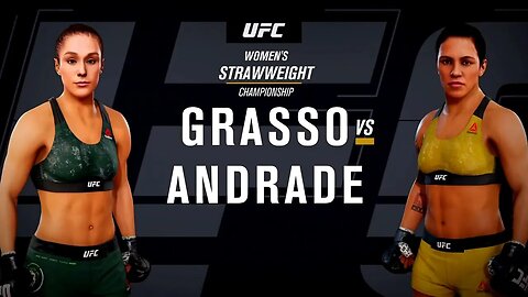 EA Sports UFC 3 Gameplay Jessica Andrade vs Alexa Grasso