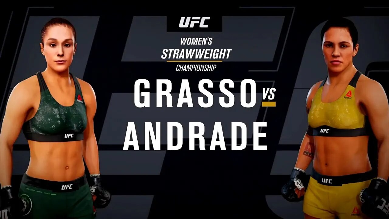 EA Sports UFC 3 Gameplay Jessica Andrade vs Alexa Grasso