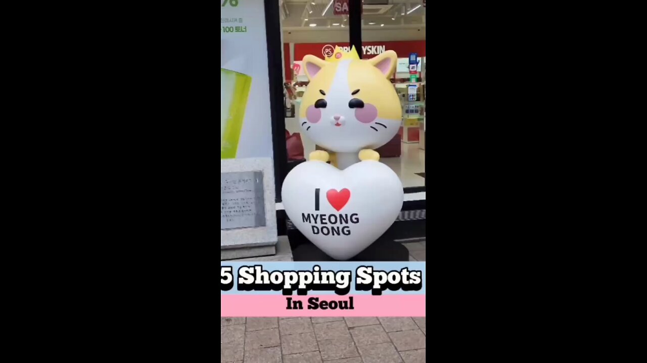 want to shopping in south korea