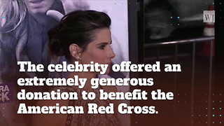 Sandra Bullock Donates One Million Dollars To Victims Of Hurricane Harvey