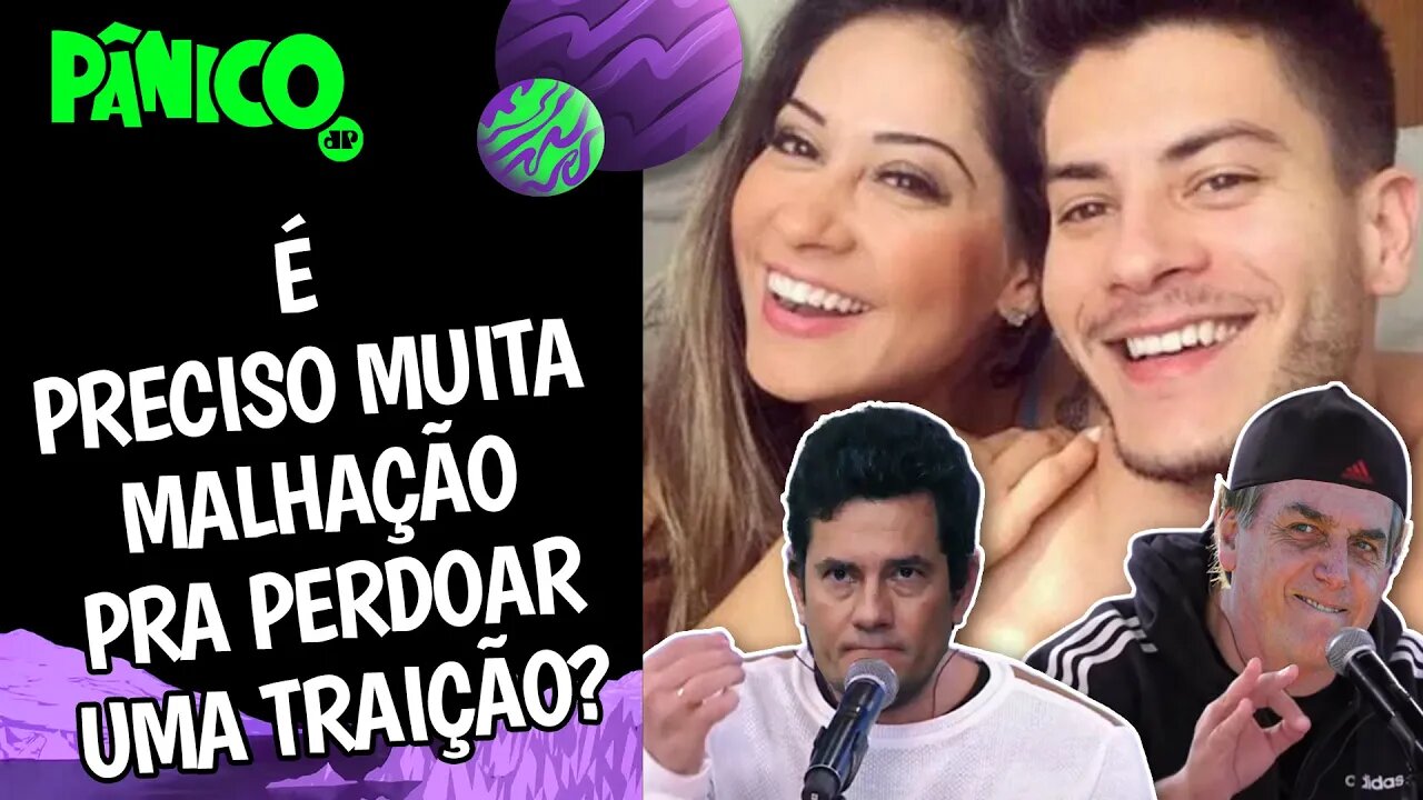 PEDIDO DE DESCULPA DE MORO A BOLSONARO GORDÃO VALE MENOS QUE O DE ARTHUR AGUIAR A MAÍRA CARDI?