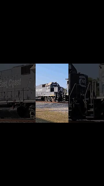 Florida East Coast Railway FEC-204 with Lots of Power South Daytona Fl. Mar 4 2023 #railfanrob #fec