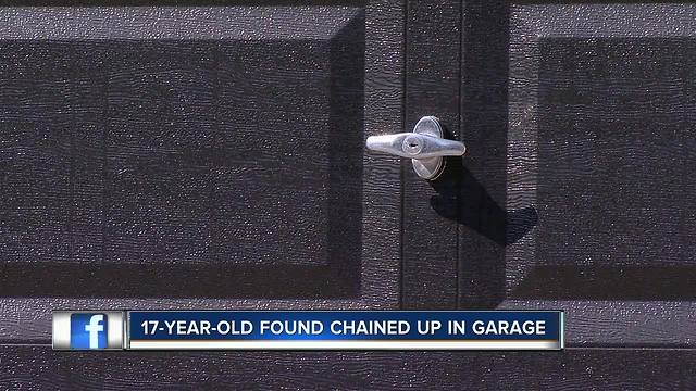 Pasco County man arrested after deputies find juvenile chained up in garage