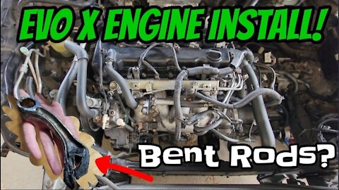 Installing the 4B11T into the Neglected EVO X | Part 4