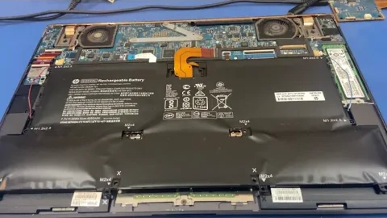 Replacing the Battery on a HP Spectre Laptop Before It Catches Fire