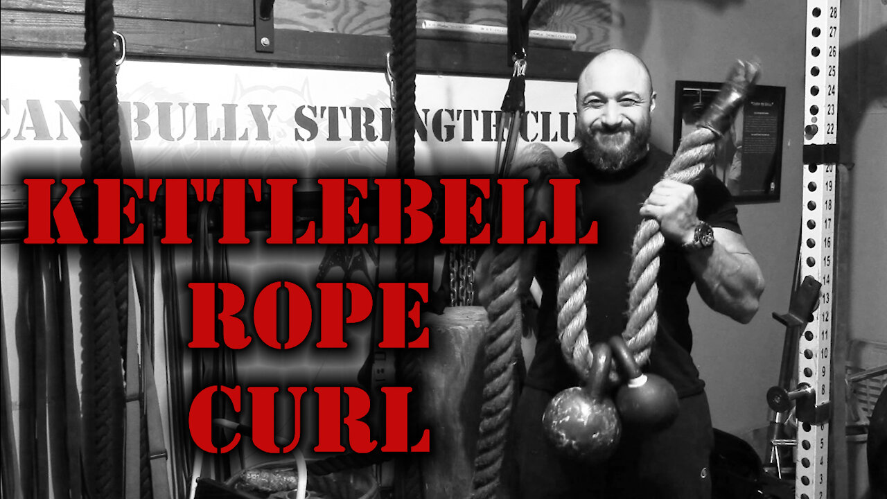 Kettlebell Rope Curl