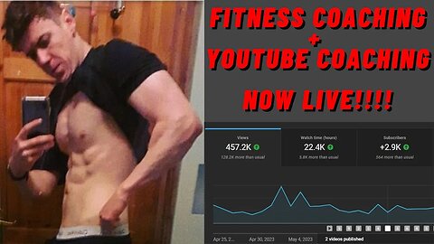 Online Fitness And YouTube Coaching NOW LIVE!!