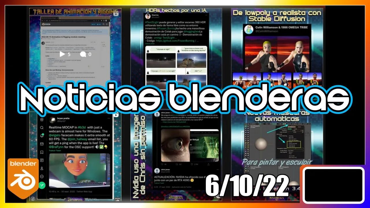 #Blender Noticias del 29/09 - 6/10/22