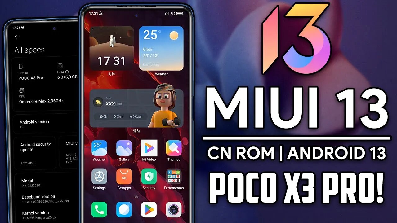 MIUI 13 com ANDROID 13 Para o Poco X3 Pro! | Novo Game Turbo, 5GB de EXPANSÃO DE RAM e MUITO MAIS!