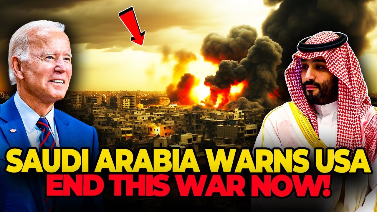 Breaking News: Saudi Arabia Warns USA, Says No Ties With Israel Unless The Gaza War Ends.