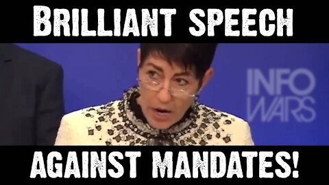 Brilliant Speech Against Mandates! -