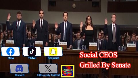 Social media bosses grilled at Senate hearing