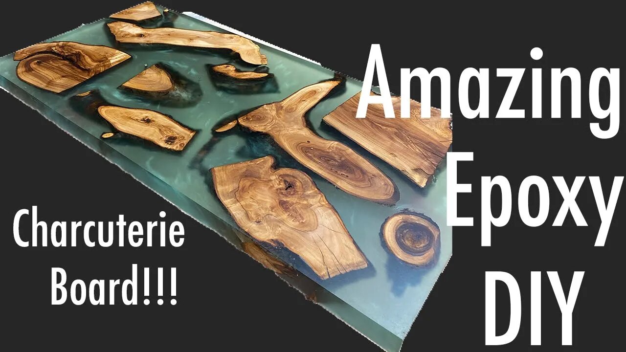 Amazing!!! || Apple Wood and Epoxy Charcuterie Board DIY